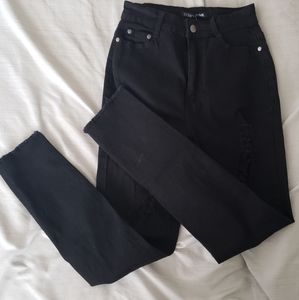 High Waisted Ripped Fashion Nova Jeans